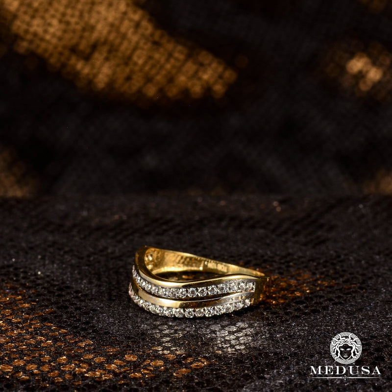 Bague en Or 10K | Bague Femme Slim F8