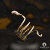 Bague en Or 10K | Bague Femme Snake F1 Or Jaune
