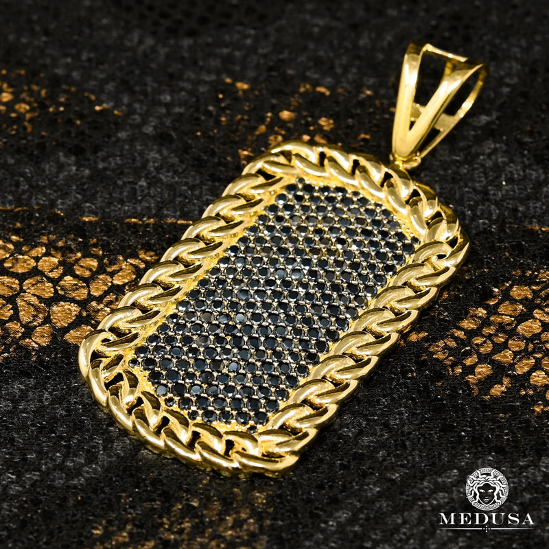 Pendentif en Or 10K | Pendentif Divers Tag X6 Or Jaune