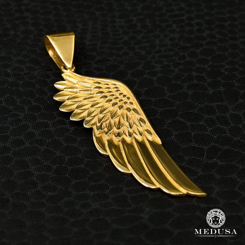 Pendentif en Or 10K | Pendentif Divers Wings X4 Or Jaune